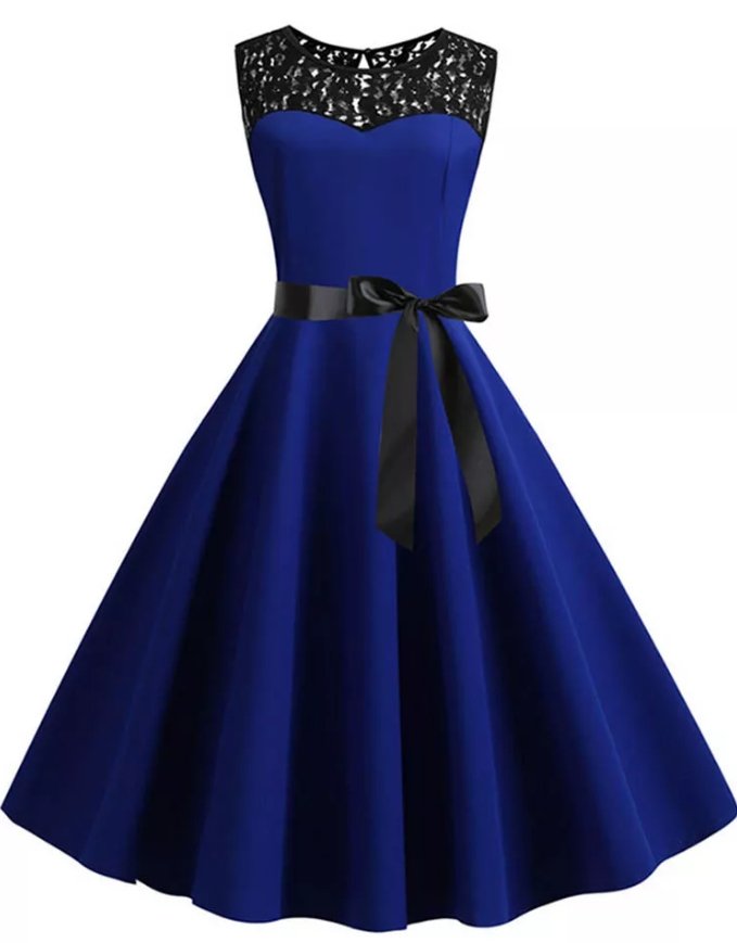 Amerykańska Sukienka Z Lat 50