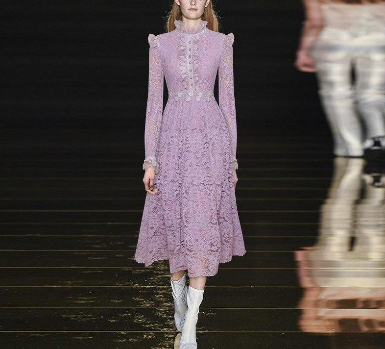 Koronkowa Sukienka Z Lat 40