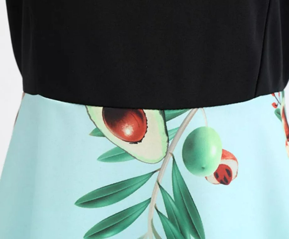 Pastelowoniebieska Sukienka Z Lat 50