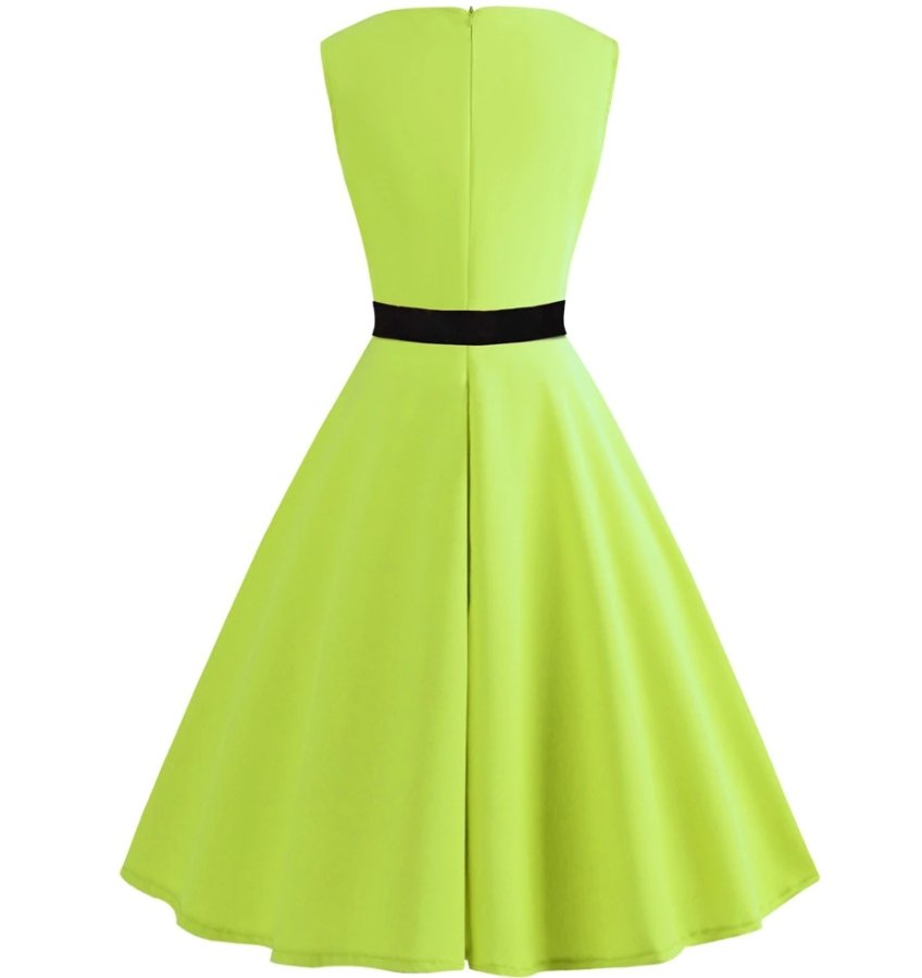 Sukienka Pin-Up Z Lat 50  Neon