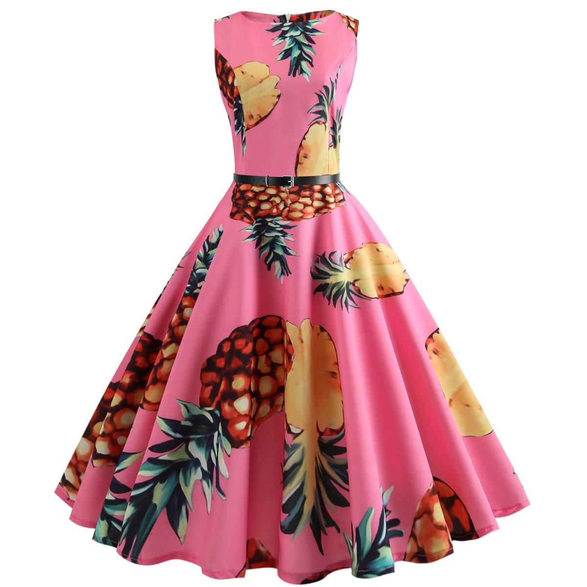 Sukienka Pin-Up Z Lat 50  Różowy
