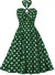 Sukienka Pin-Up Z Lat 50  Zielone Jabłko