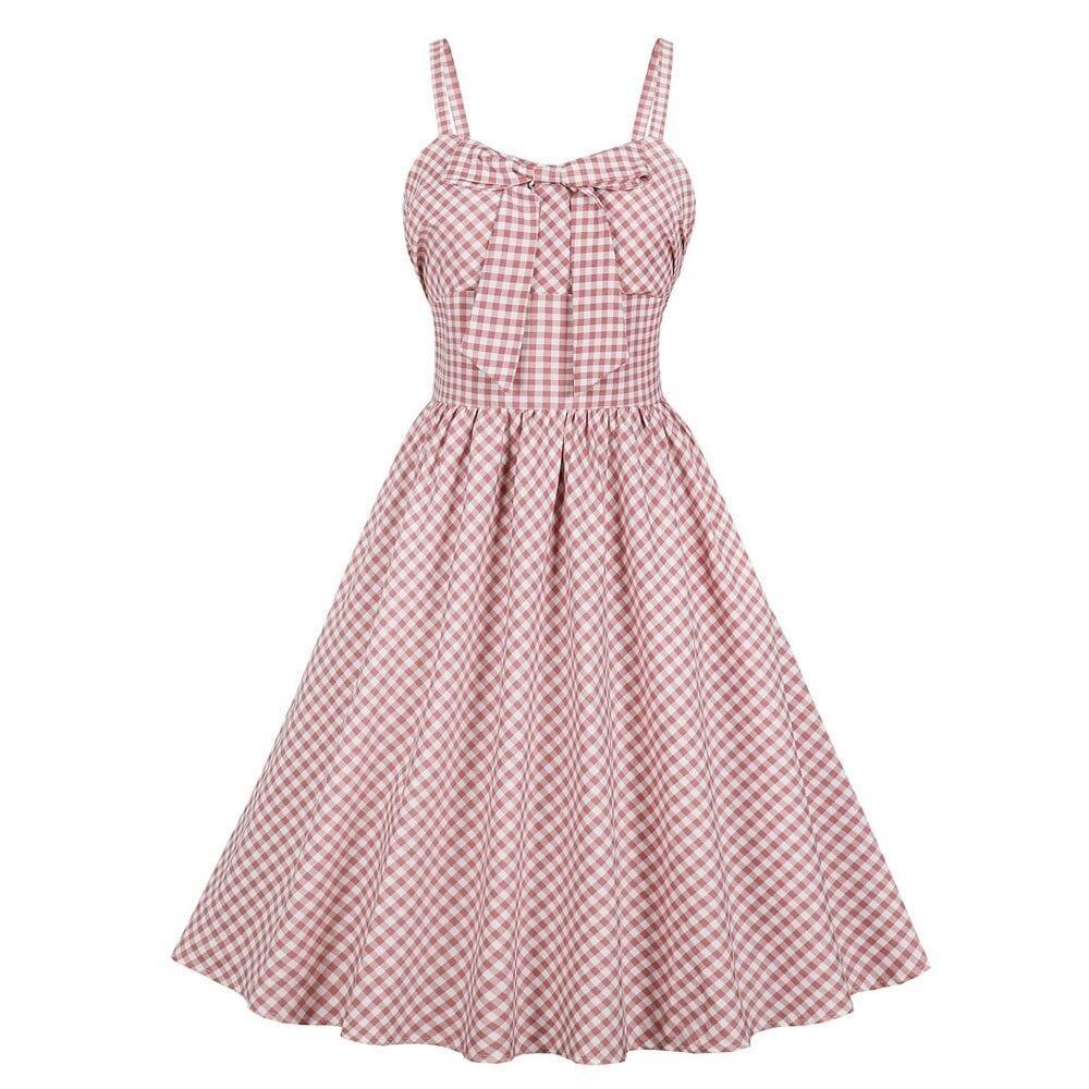 Sukienka W Kratkę Z Lat 50