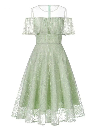 Zielona Suknia Ślubna Z Lat 60