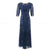 Niebieska Sukienka W Stylu Vintage Z Lat 20