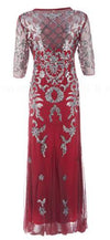 Czerwona Sukienka Vintage Z Lat 20