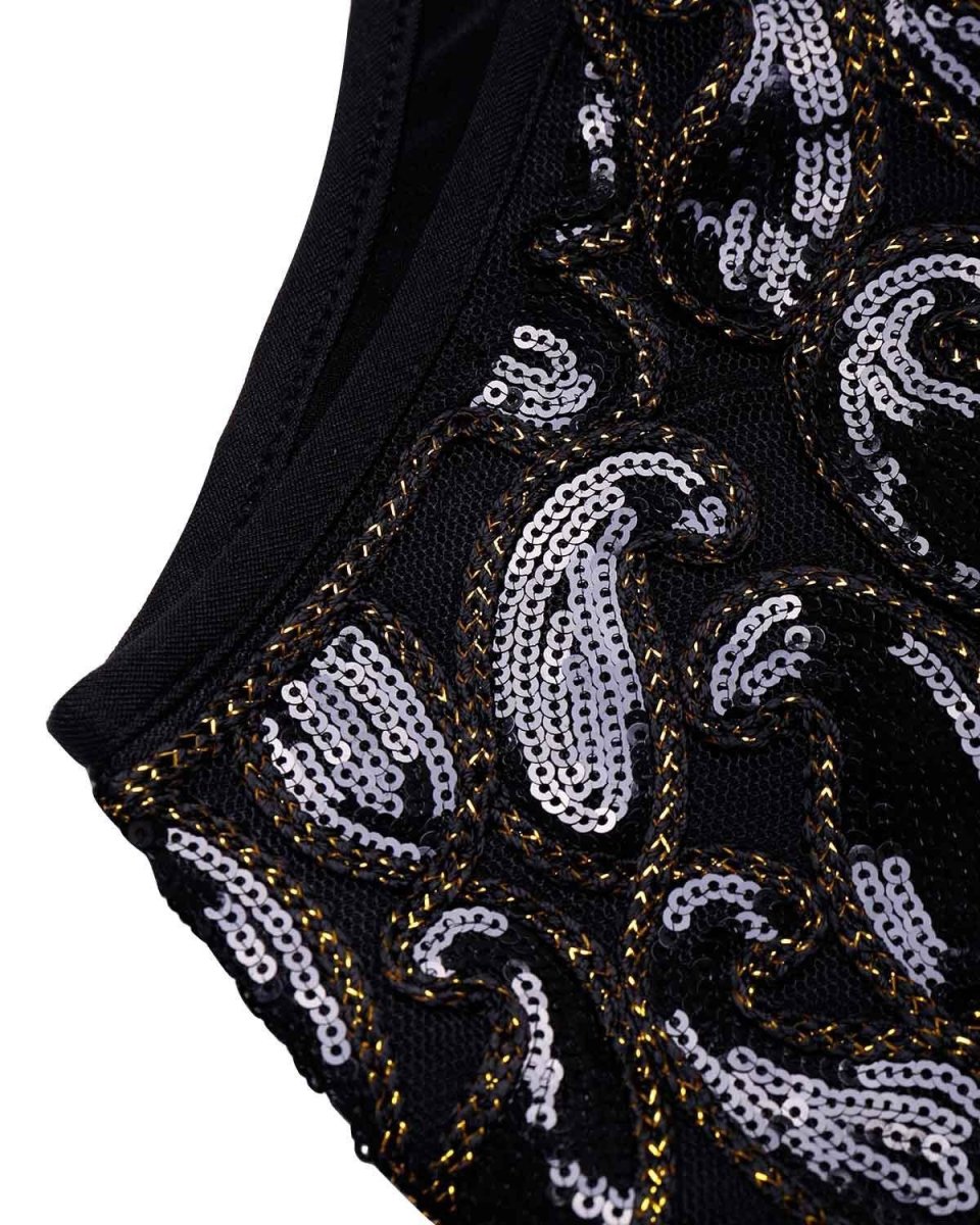 Seksowna Czarna Sukienka Z Lat 20