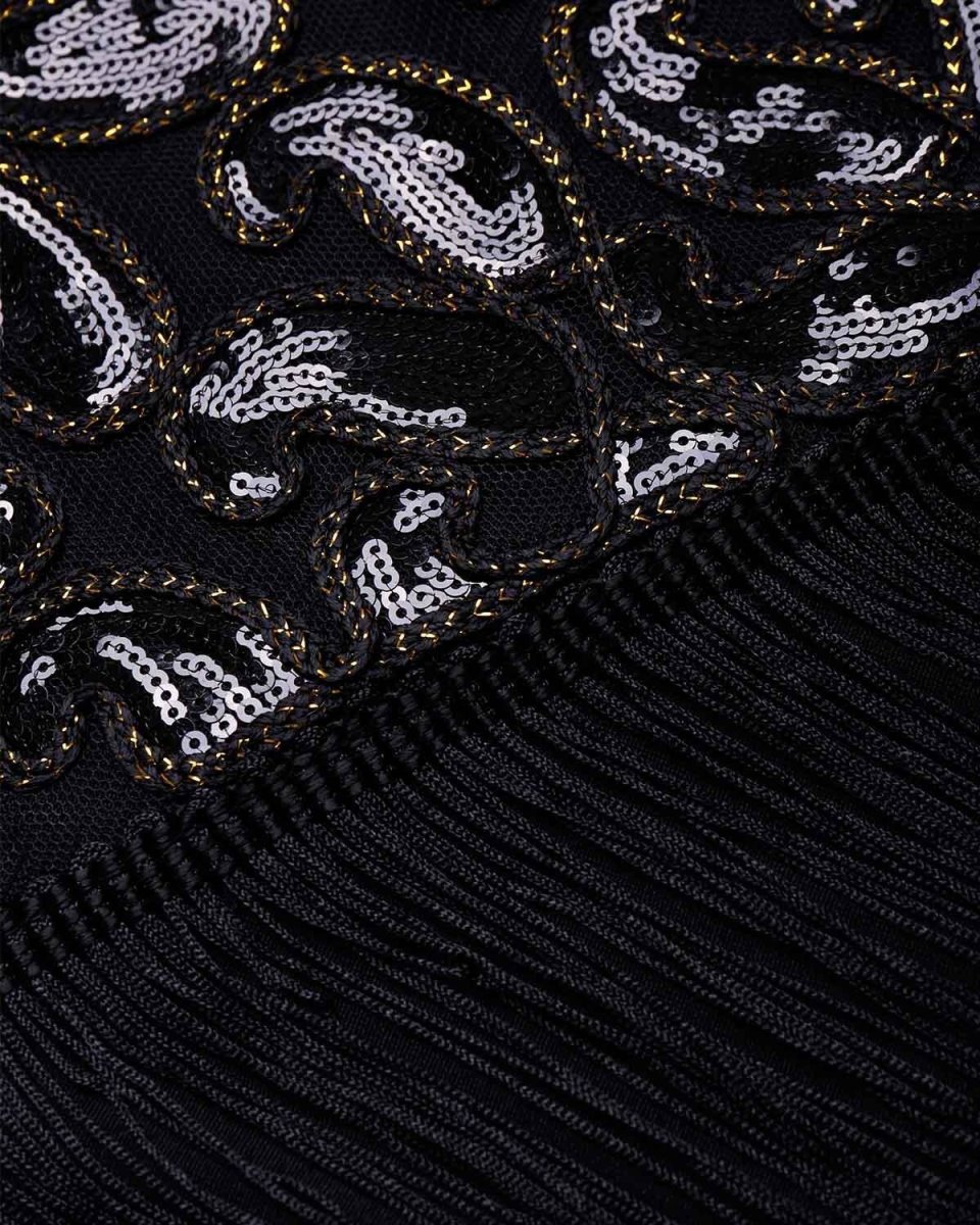 Seksowna Czarna Sukienka Z Lat 20