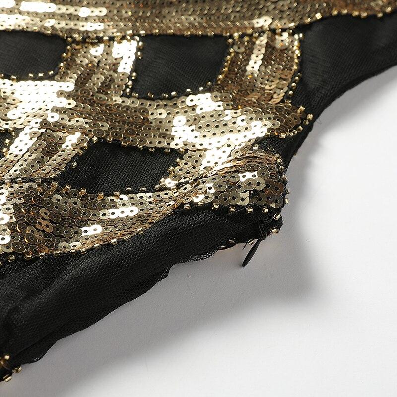 Sukienka Vintage Z Lat 20. Czarnozłota