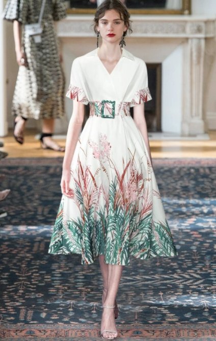 Czeska Sukienka Z Lat 40