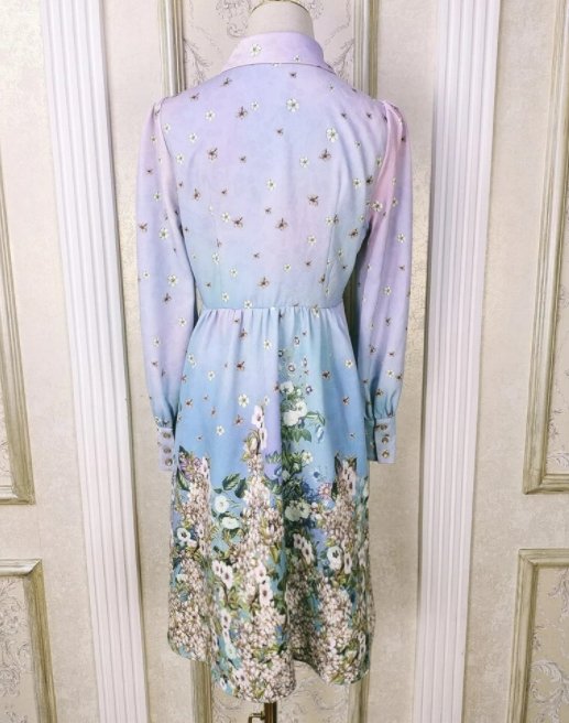 Sukienka Z Krótkim Kołnierzykiem W Stylu Lat 40