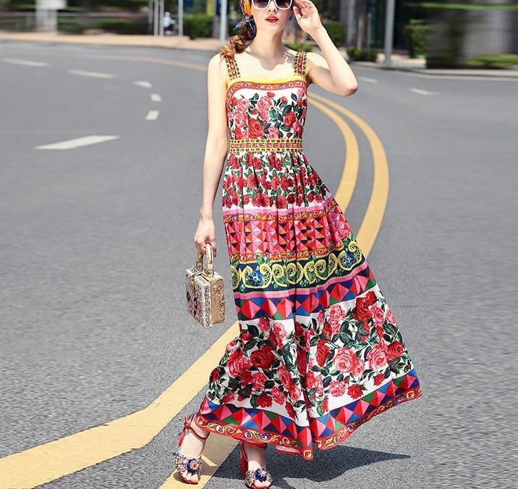 Letnia Sukienka Z Lat 40