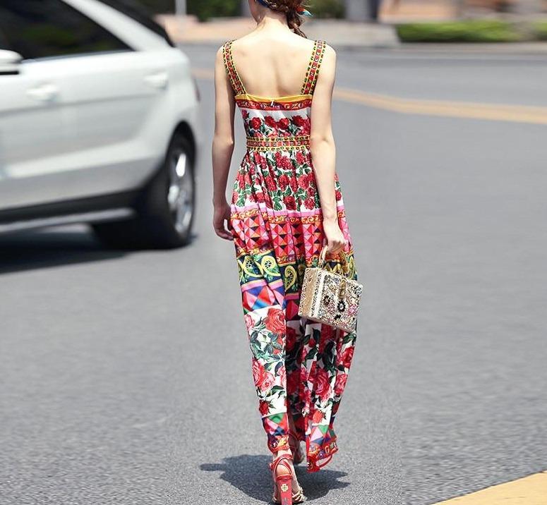 Letnia Sukienka Z Lat 40