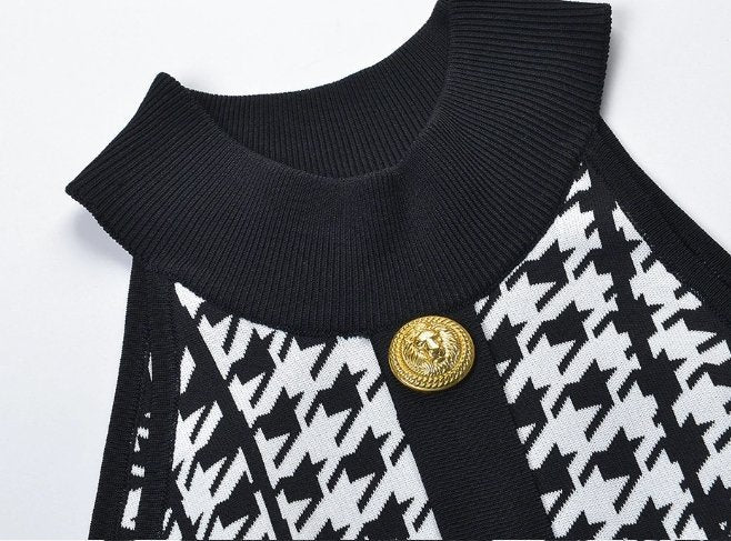 Szara Plisowana Spódnica Z Lat 40