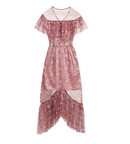 Seksowna Różowa Sukienka Z Lat 40