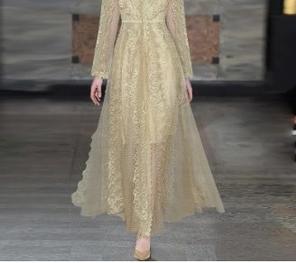 Dzianinowa Sukienka Z Lat 40