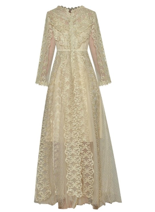 Dzianinowa Sukienka Z Lat 40