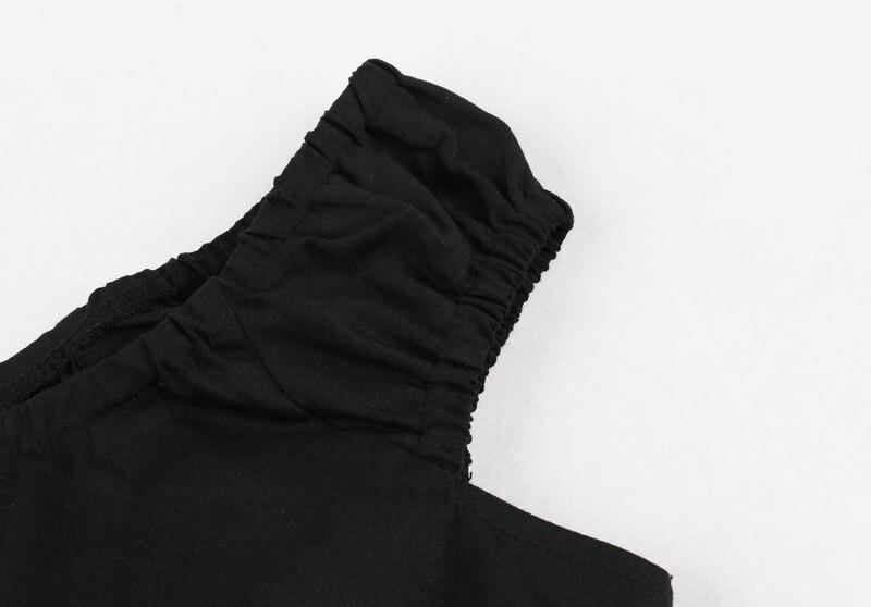 Czerwono-Czarna Sukienka Z Lat 50. I 60