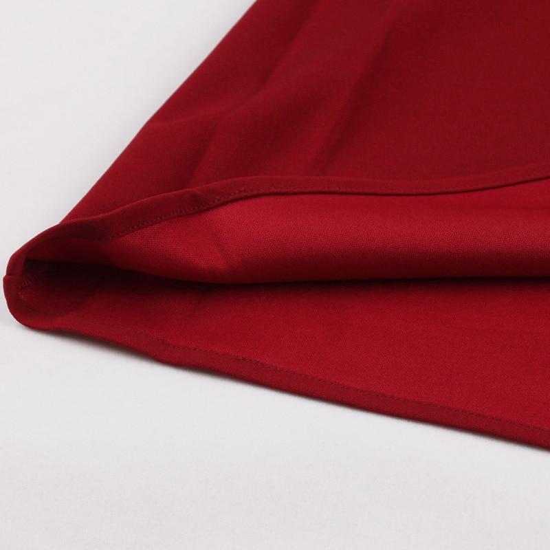 Burgundowa Sukienka Z Lat 50