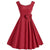 Czerwona Elegancka Sukienka Z Lat 50