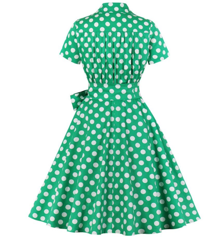 Sukienka Plus Size W Stylu Lat 50