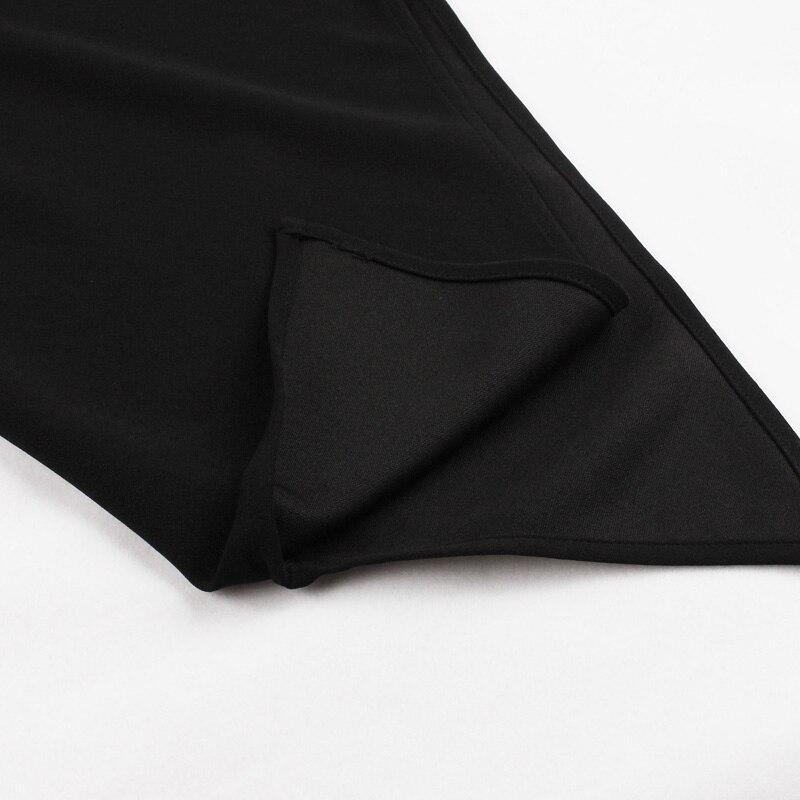 Czarna Sukienka Z Falującymi Rękawami Z Lat 50