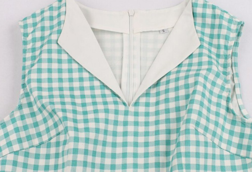 Sukienka W Paski Z Lat 50