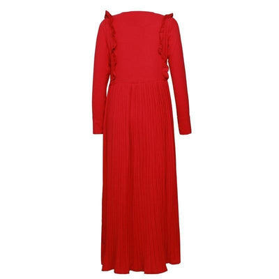 Sukienka Z Lat 50. Jesienna Czerwień