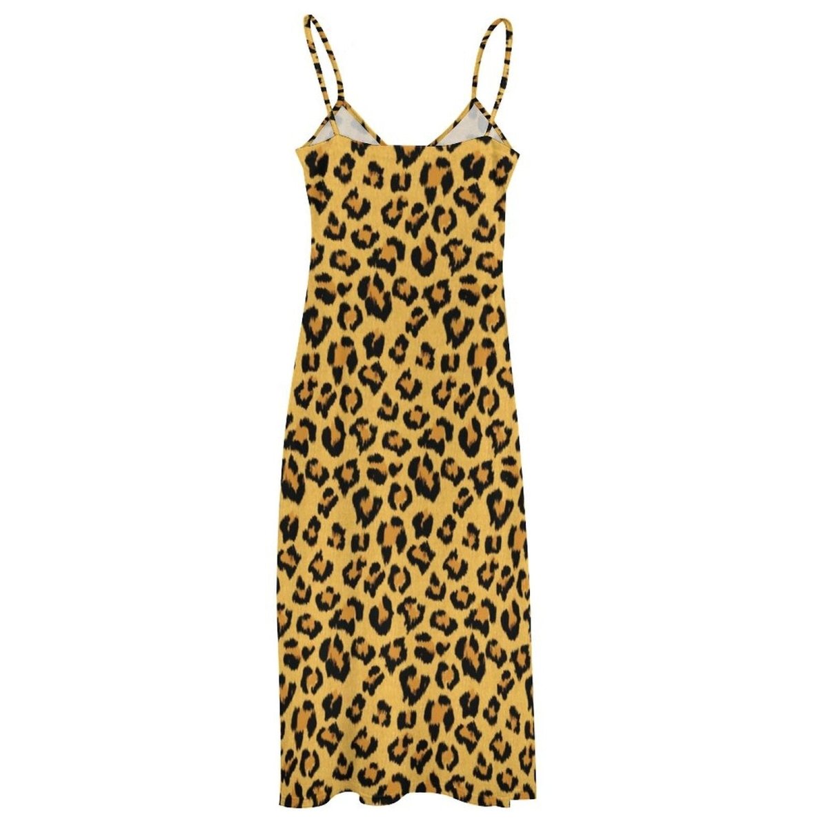 Żółta Sukienka Z Lat 70