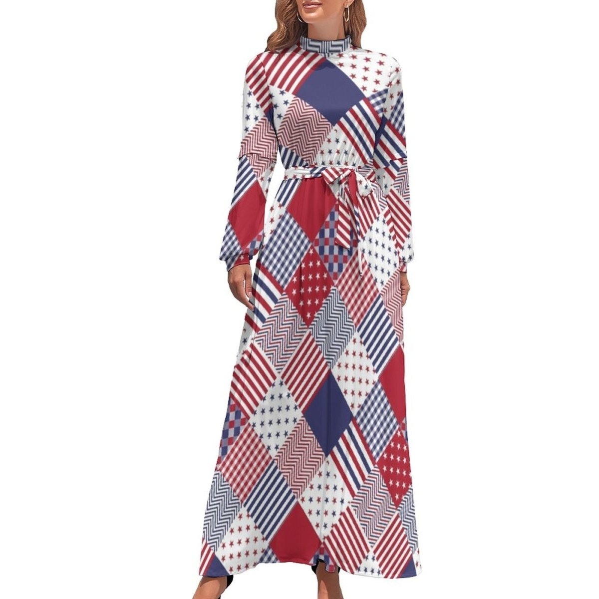 Biała Sukienka Z Lat 70. USA