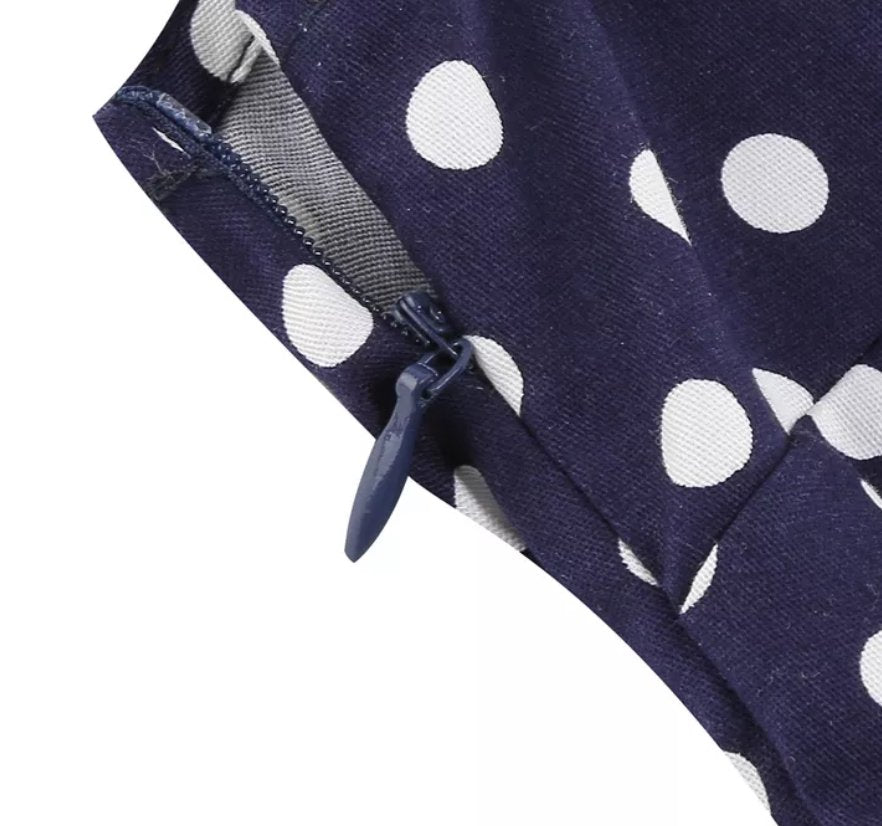 Niebieska Sukienka Z Lat 60