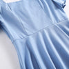 Pastelowa Niebieska Sukienka Z Lat 50