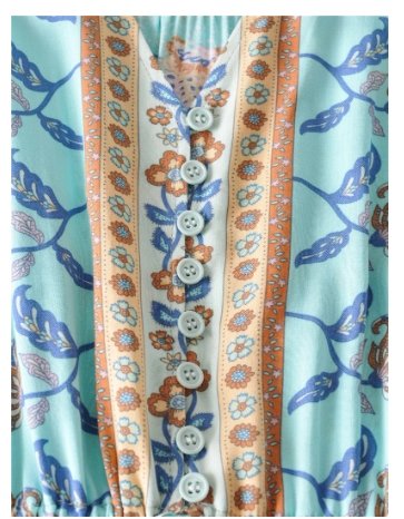 Sukienka Bohemia Z Lat 70