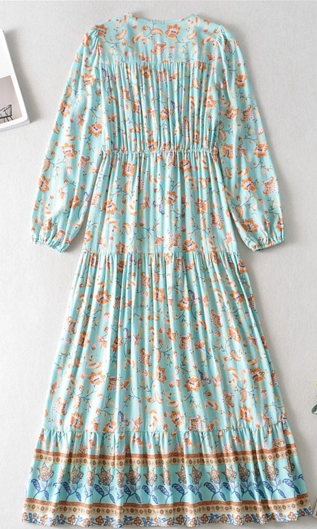 Sukienka Bohemia Z Lat 70