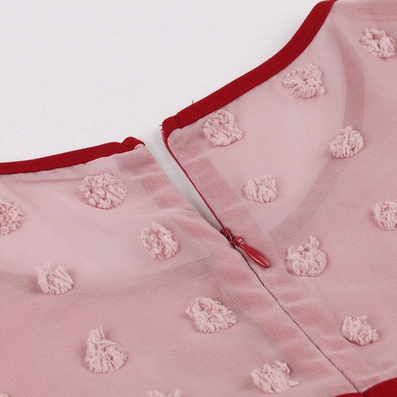 Burgundowa Sukienka Koktajlowa Z Lat 50