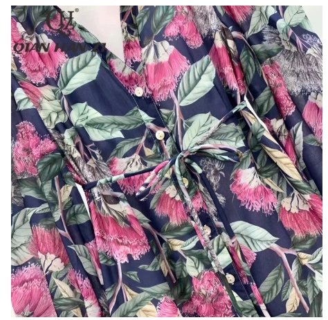 Kwiecista Sukienka Mini Z Lat 40