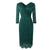 Zielona Sukienka Ołówkowa Vintage Z Lat 50