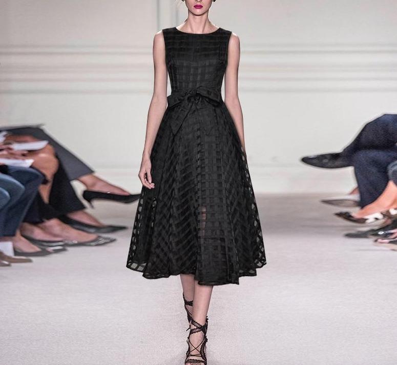 Czarna Sukienka Na Studniówkę W Stylu Vintage