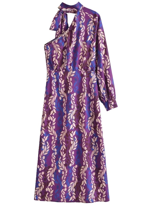 Długa Suknia Wieczorowa Z Lat 70