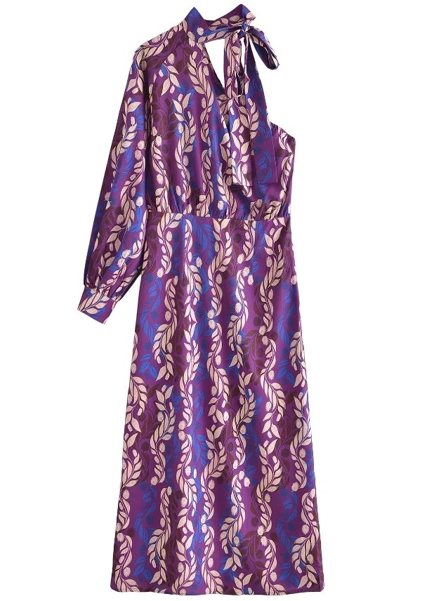 Długa Suknia Wieczorowa Z Lat 70