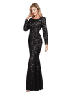 Elegancka Suknia Wieczorowa - Czarny Gatsby