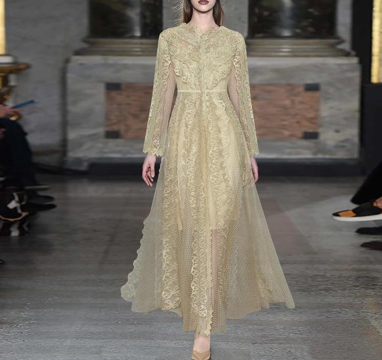 Koronkowa Sukienka Z Lat 40