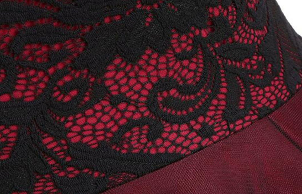 Koronkowa Sukienka Z Lat 50