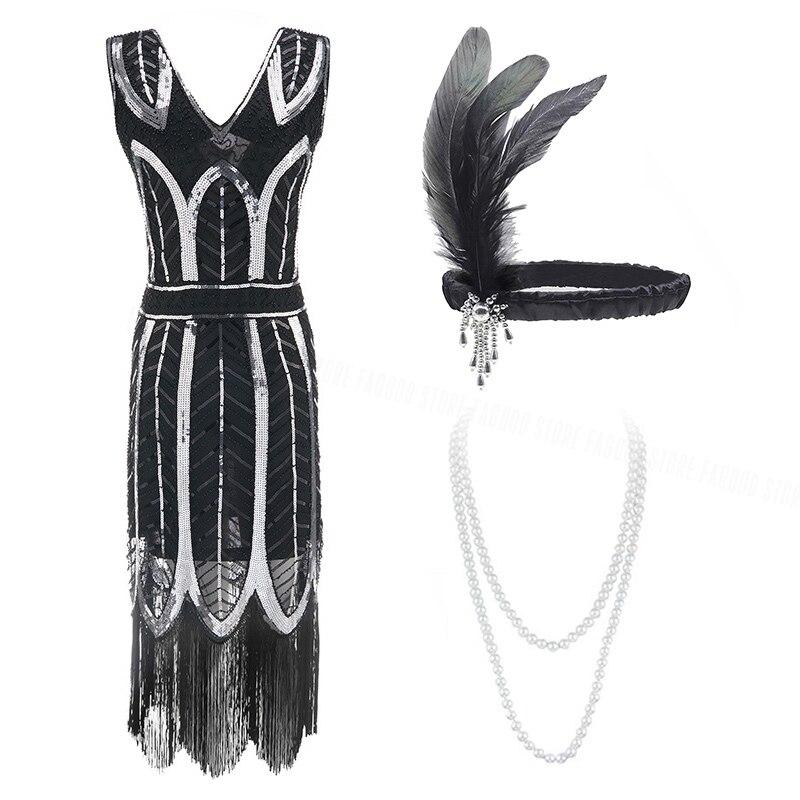 Srebrna Sukienka Z Lat 20. I 30