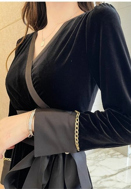 Czarna Sukienka Z Lat 40. I 50