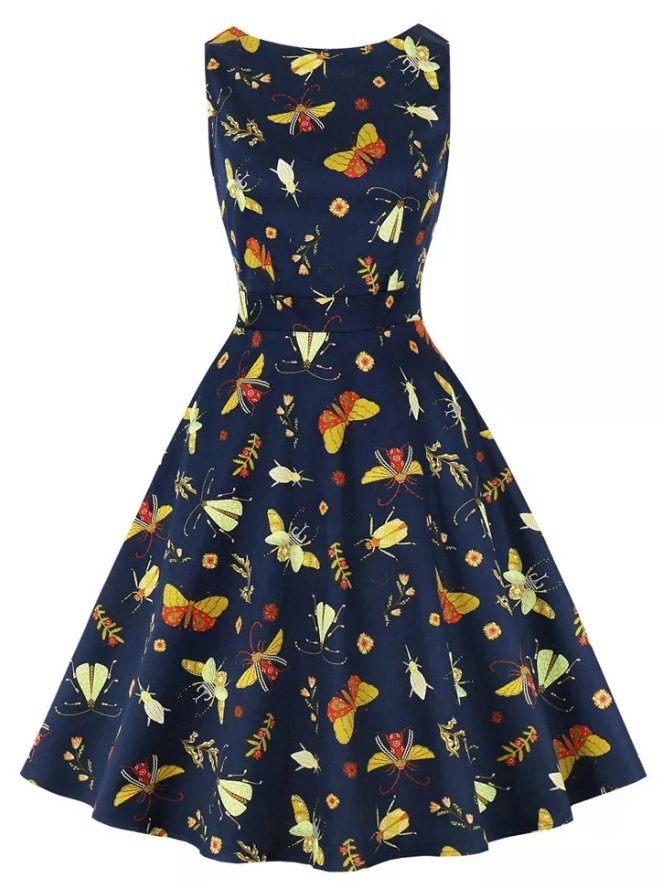 Sukienka Z Lat 60-Tych 70-Tych