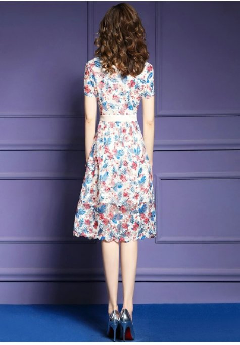 Letnia Sukienka Z Lat 40