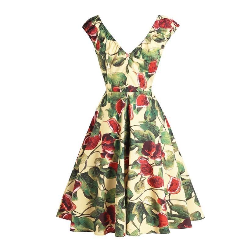 Sukienka Bez Pleców Z Lat 50