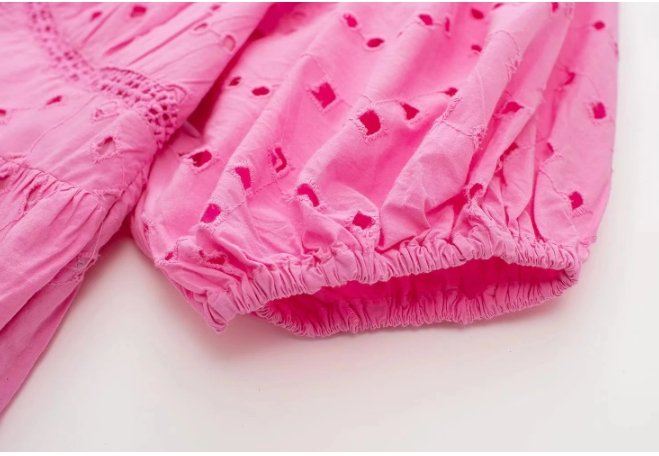 Damska Różowa Sukienka Z Lat 40