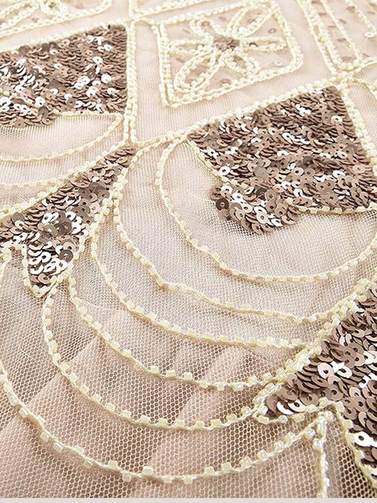 Długa Sukienka Gatsby W Kolorze Kości Słoniowej Haute Couture